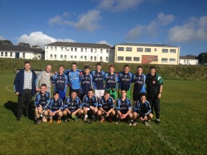 The senior boys gaelic team who narrowly beat Errigal College in the first leg of their tie.